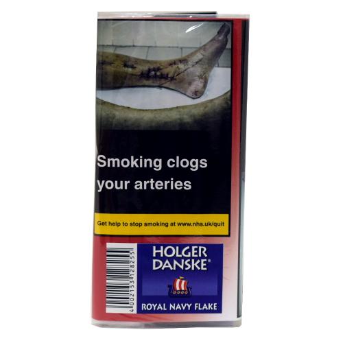 Holger Danske Royal Navy Flake Pipe Tobacco 40g Pouch - End of Line